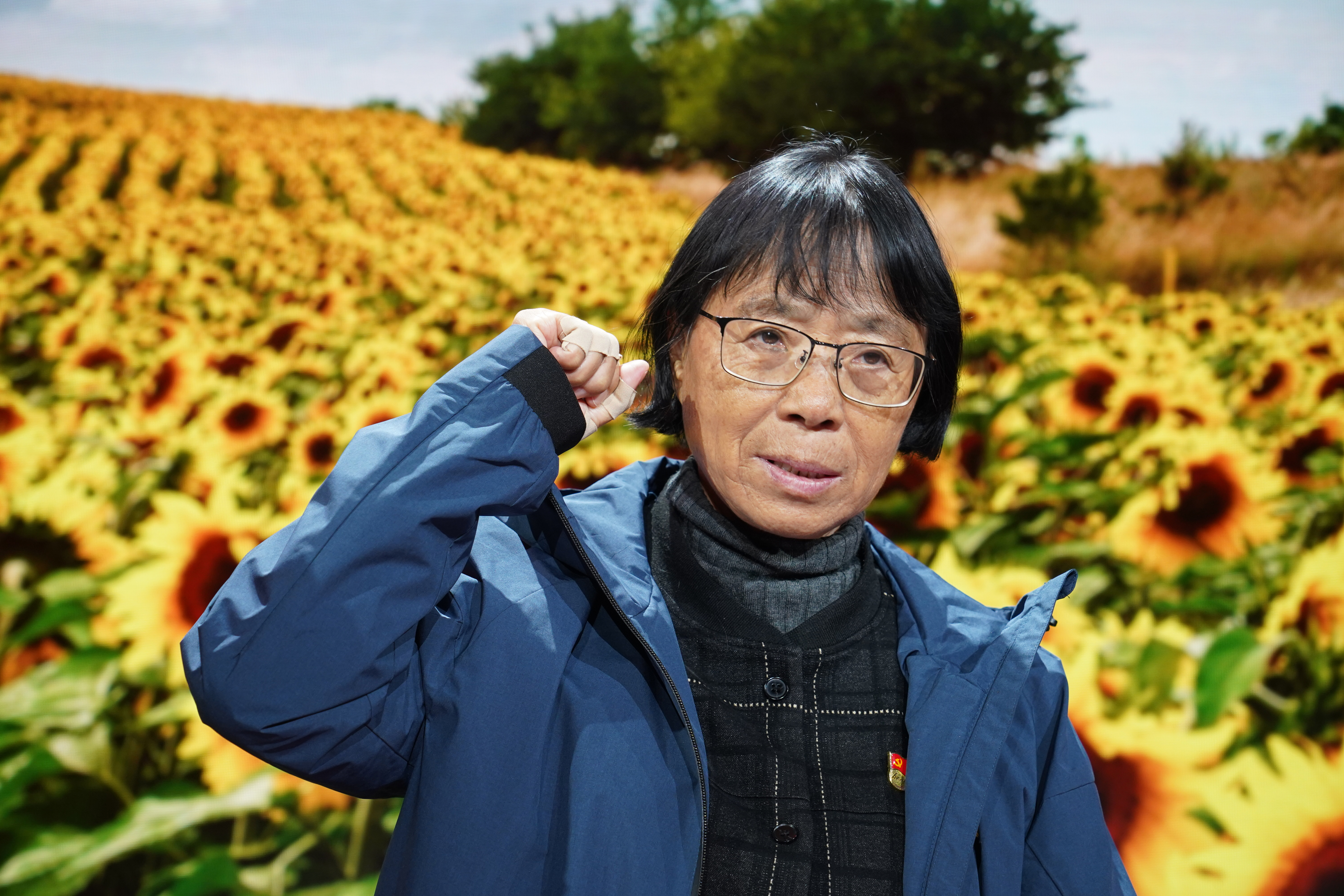 张桂梅宣誓